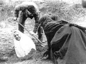 Preparation for Stoning in Iran